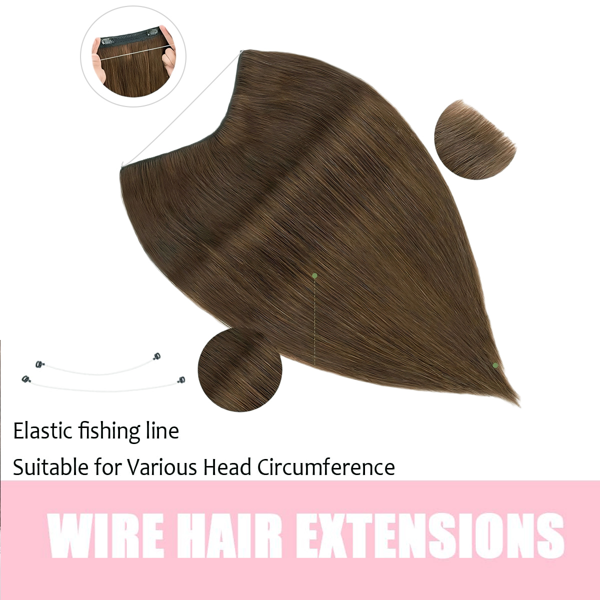 Unsichtbare Halo-Haarverlänger – Seamless Clip In Hair Extensions Human Hair Bewertung und Preis