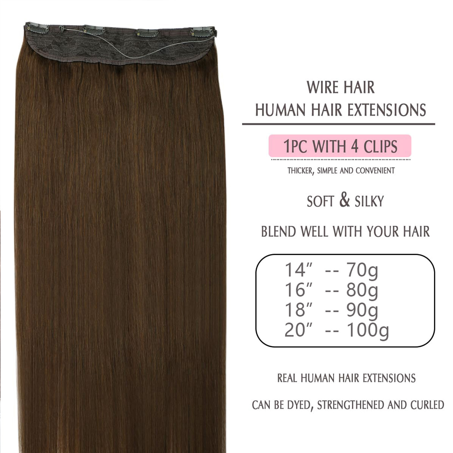 Unsichtbare Halo-Haarverlänger – Seamless Clip In Hair Extensions Human Hair Bewertung und Preis