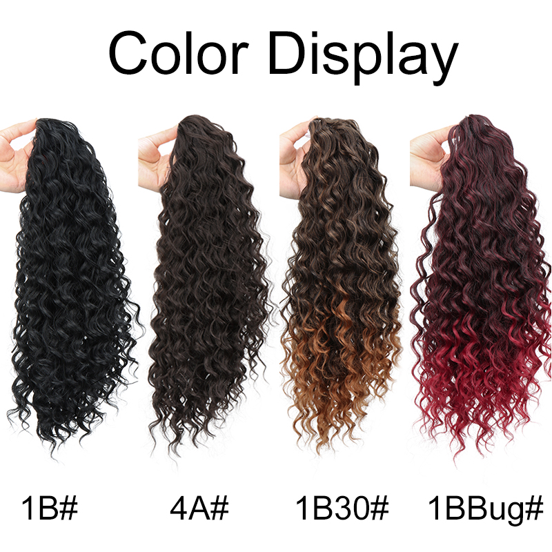 Synthetische 18 Zoll lange ver – Drawstring Afro Curly Puff Ponytail Bewertung und Preis