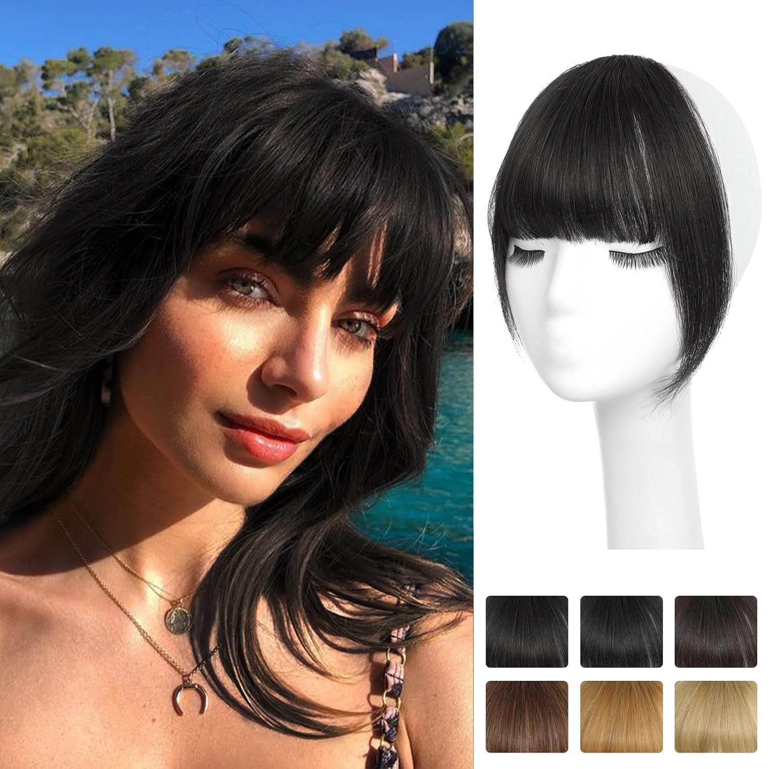 100 % Echthaar-Pony, Clip-In-V – Seamless Clip In Hair Extensions Human Hair Bewertung und Preis