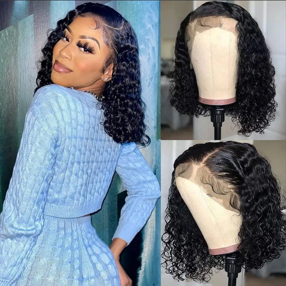Deep Wave Perücken aus Echthaa – Glueless Wear And Go Human Hair Wig Bewertung und Preis