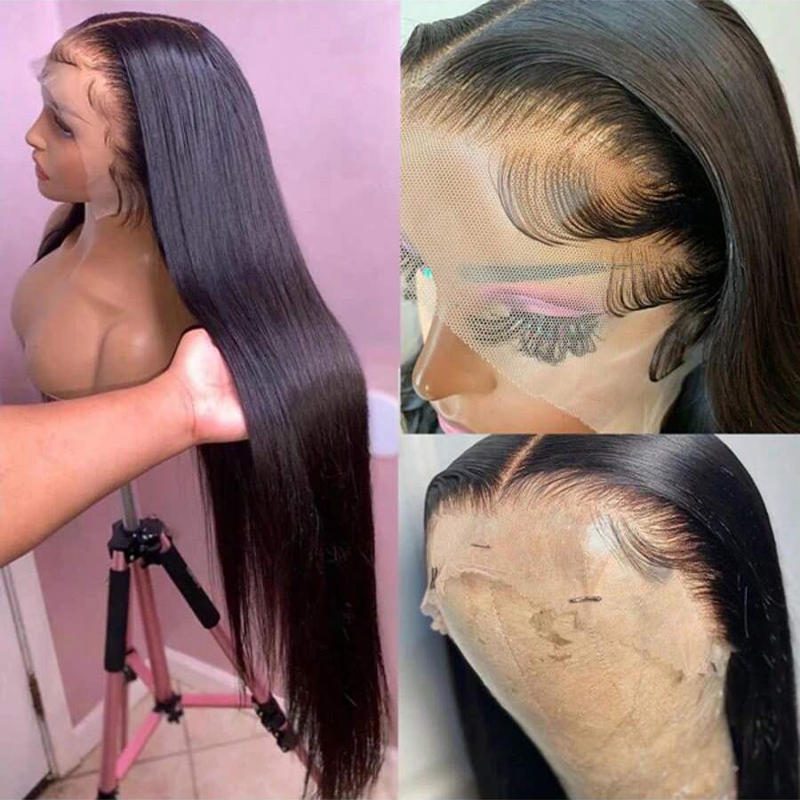 30-Zoll-Perücke, glattes Haar, – Glueless Wear And Go Human Hair Wig Bewertung und Preis