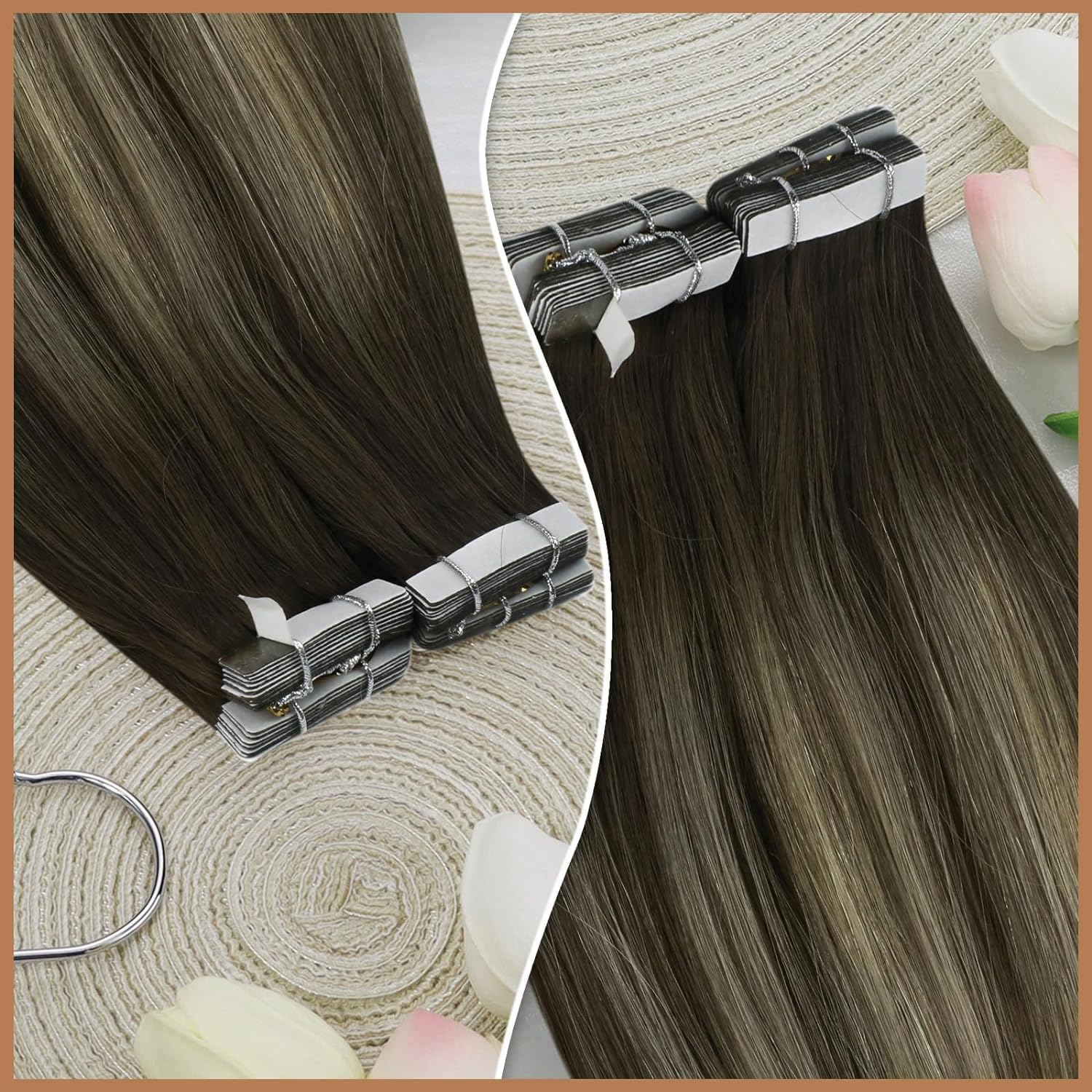 VeSunny Tape-in-Haarverlängeru – Invisible Tape In Extensions Real Hair Bewertung und Preis