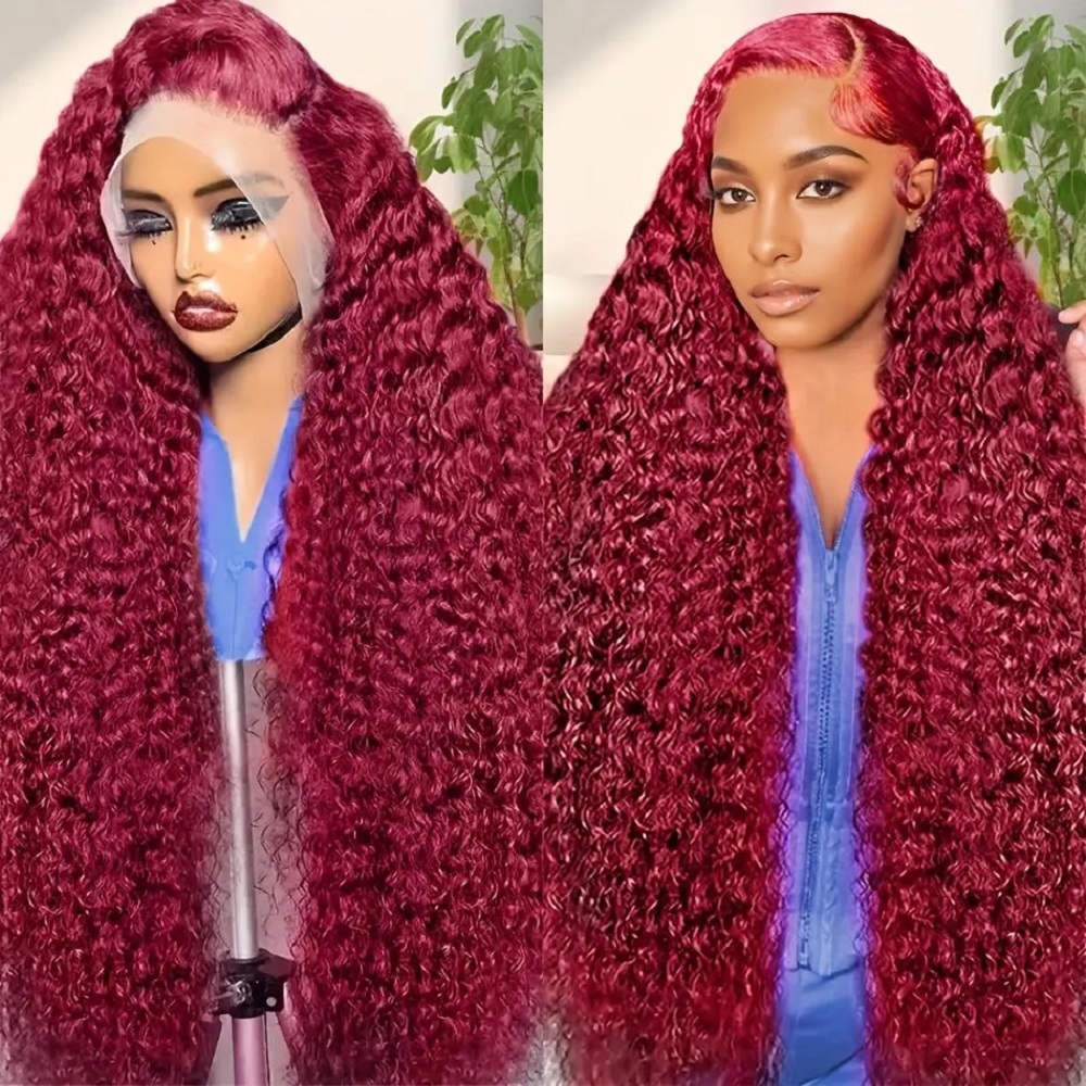 200 Density Burgunderrote Deep – Human Hair Wigs Bewertung und Preis