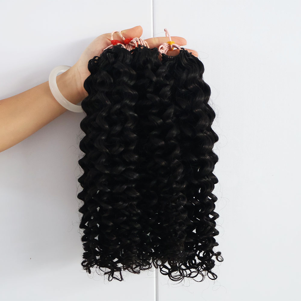 Lockige, federnde Echthaar-Bun – Hair Bundles Bewertung und Preis